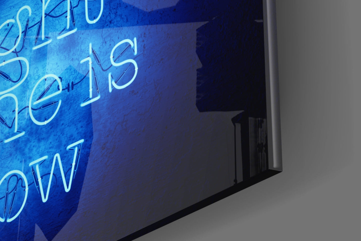 The Right Time Is Now Glass Wall Art