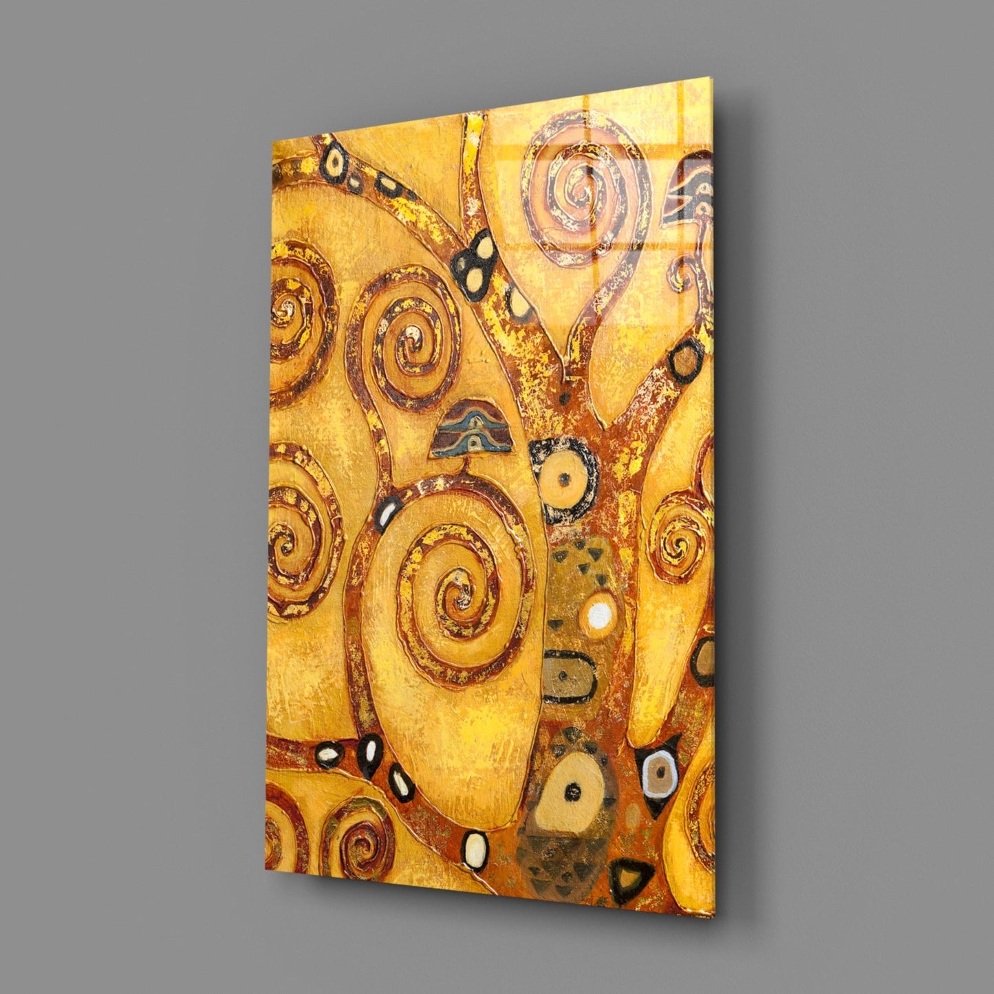 Klimt Tree of Life Glass Wall Art