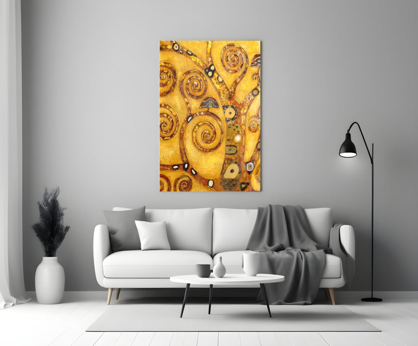 Klimt Tree of Life Glass Wall Art