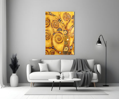 Klimt Tree of Life Glass Wall Art