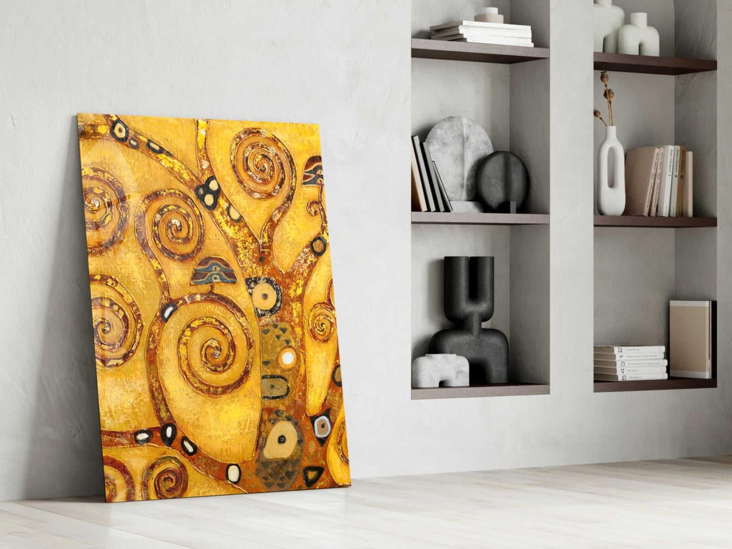 Klimt Tree of Life Glass Wall Art