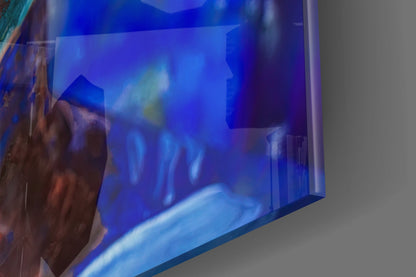 Cobalt Multicolor Glass Wall Art