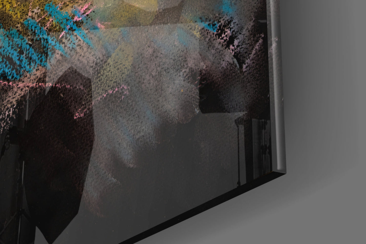 Pastel Horse Profile Glass Wall Art