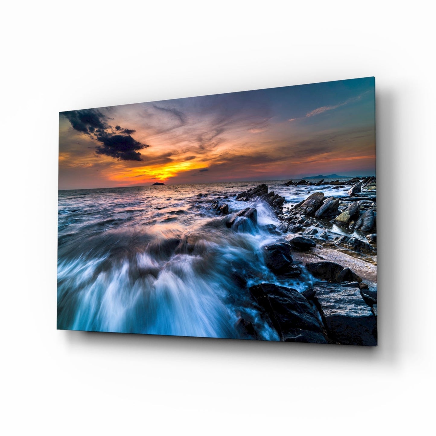 Endless Sea glass wall art print