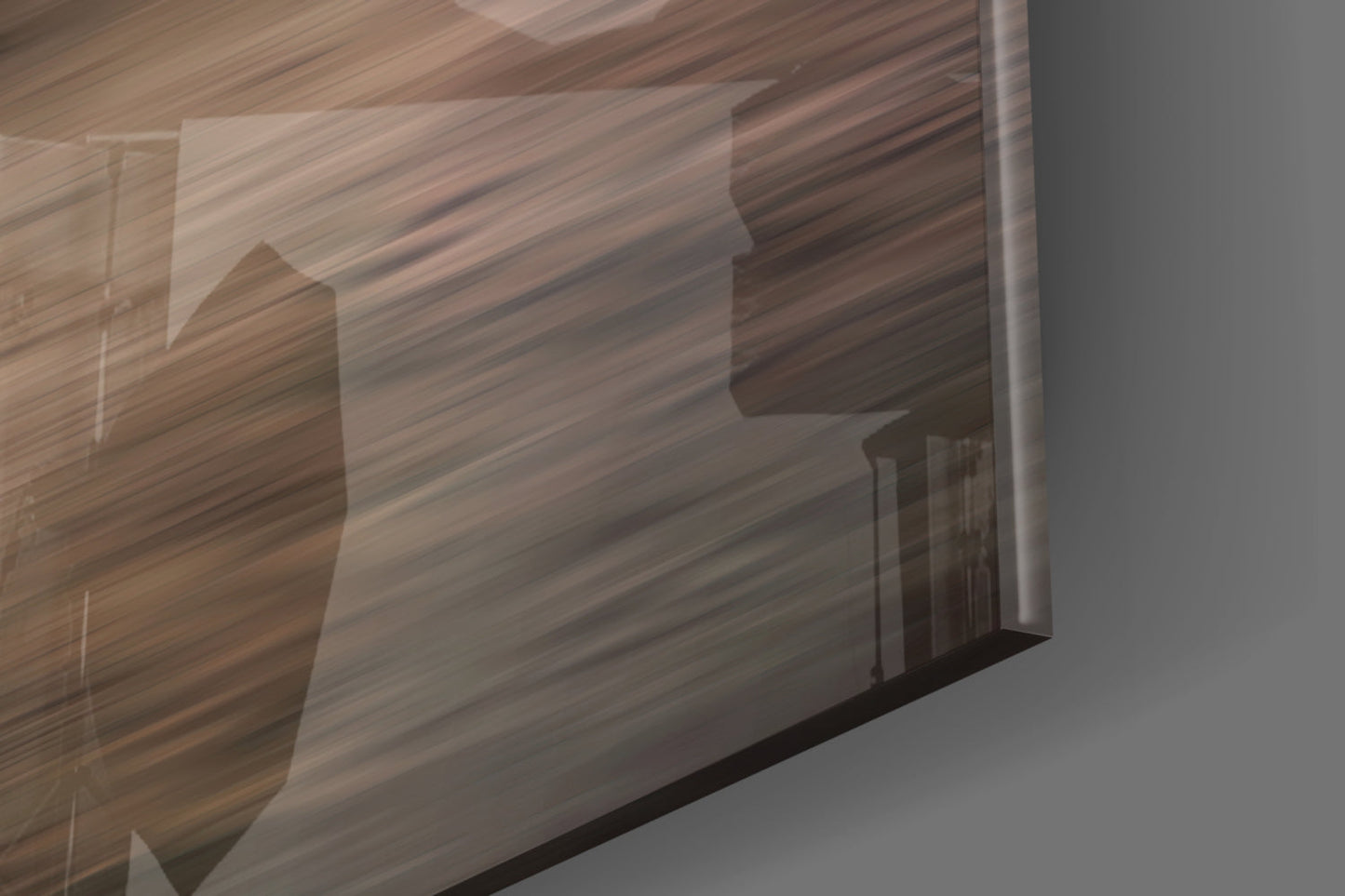 Rocky Coast Sunset Waves Glass Wall Art