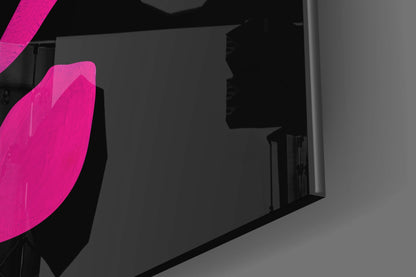 Fragmented Face Glass Wall Art