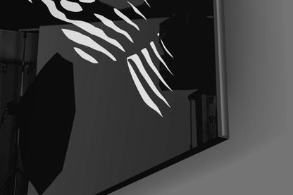 Contemplation Line Art Glass Wall Art