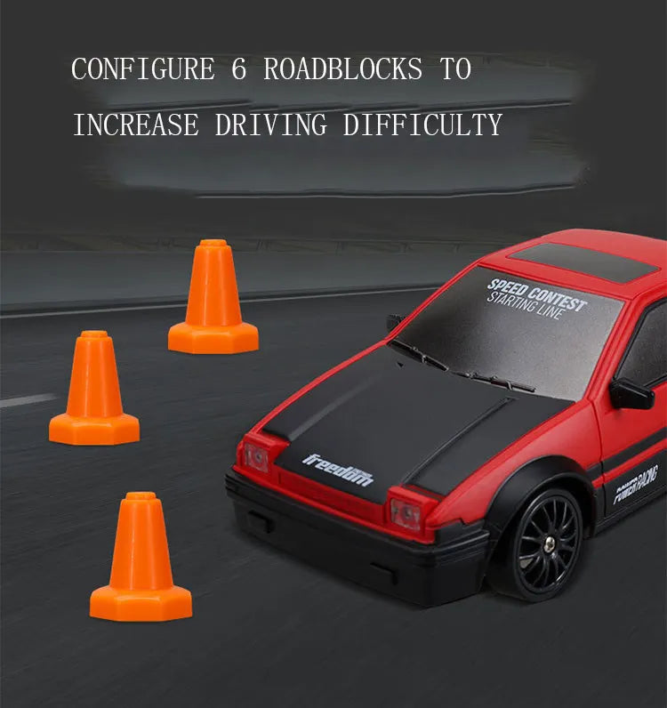 orange traffic cone roadblocks for rc drift car track building and obstacle courses