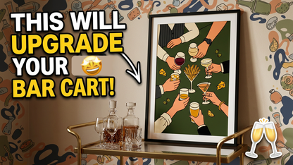 Retro Cocktail Table Art