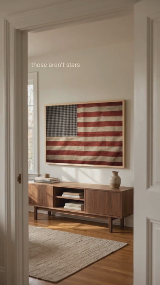 Vintage American Flag Wall Art
