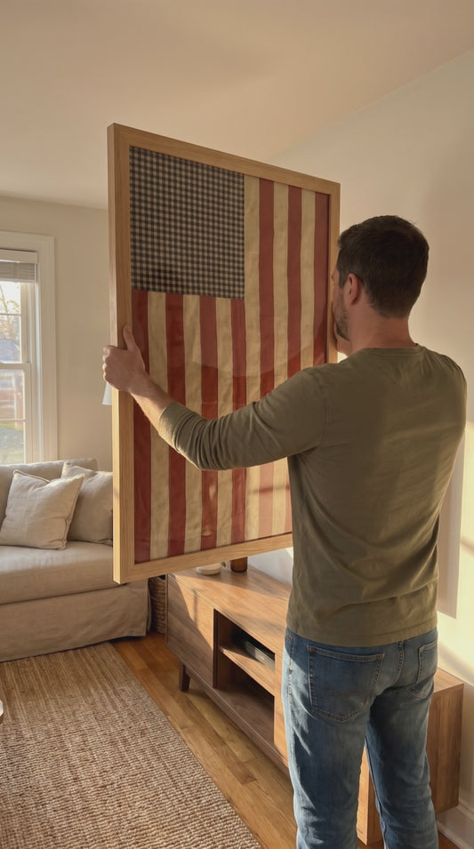Vintage American Flag Wall Art