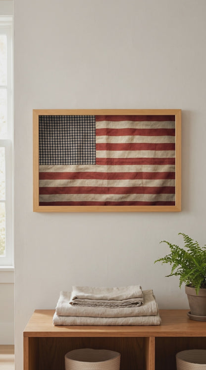 Vintage American Flag Wall Art