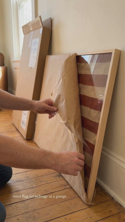 Vintage American Flag Wall Art