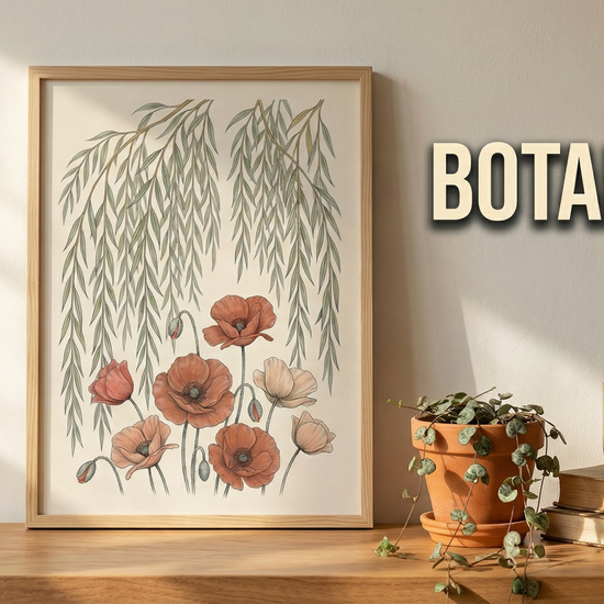 Willow tree and poppy wall art video review