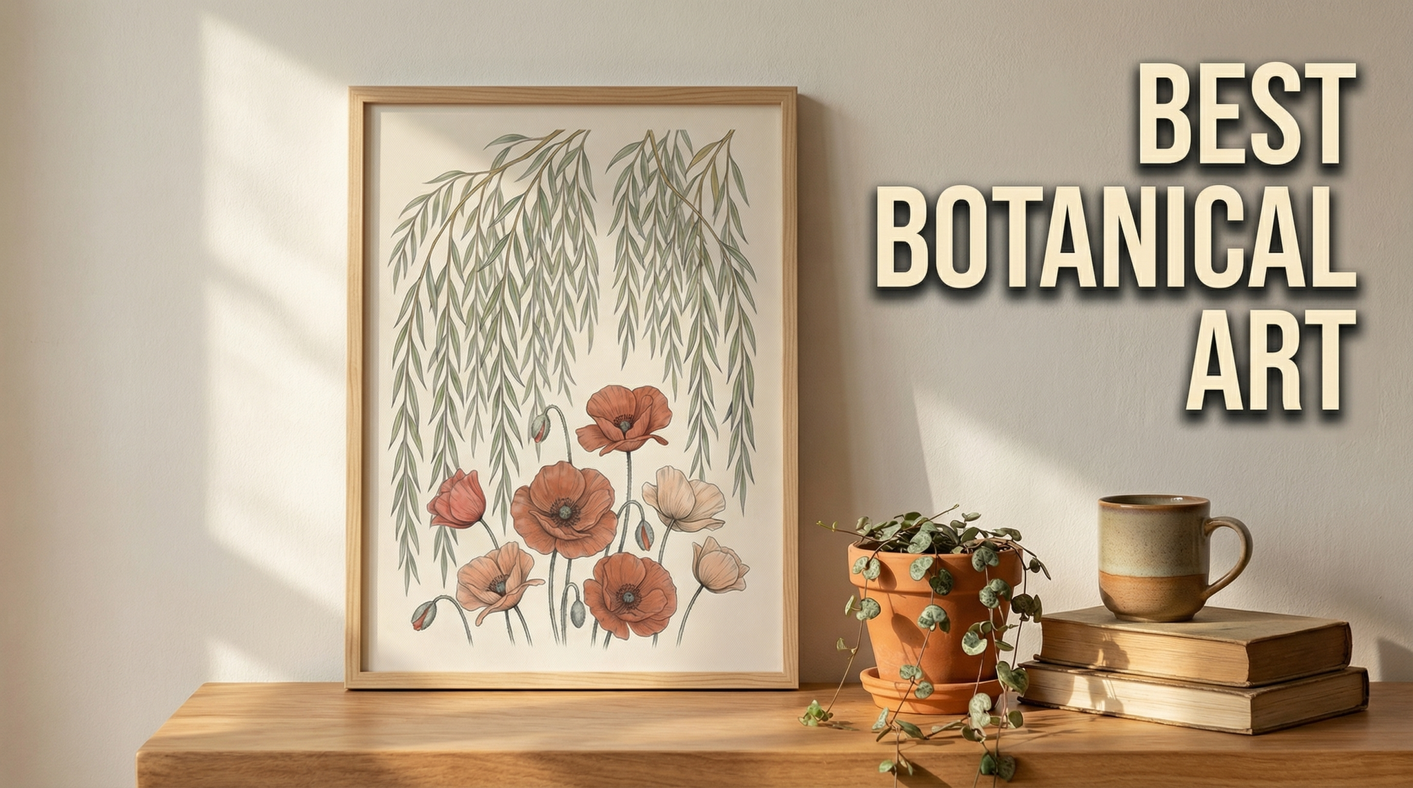 Willow tree and poppy wall art video review