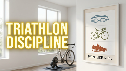 Swim bike run the art of discipline