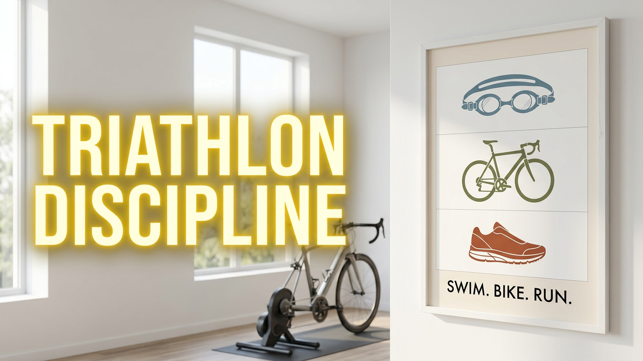 Swim bike run the art of discipline