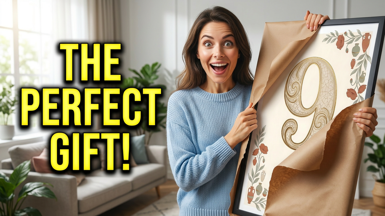 9th anniversary wall art