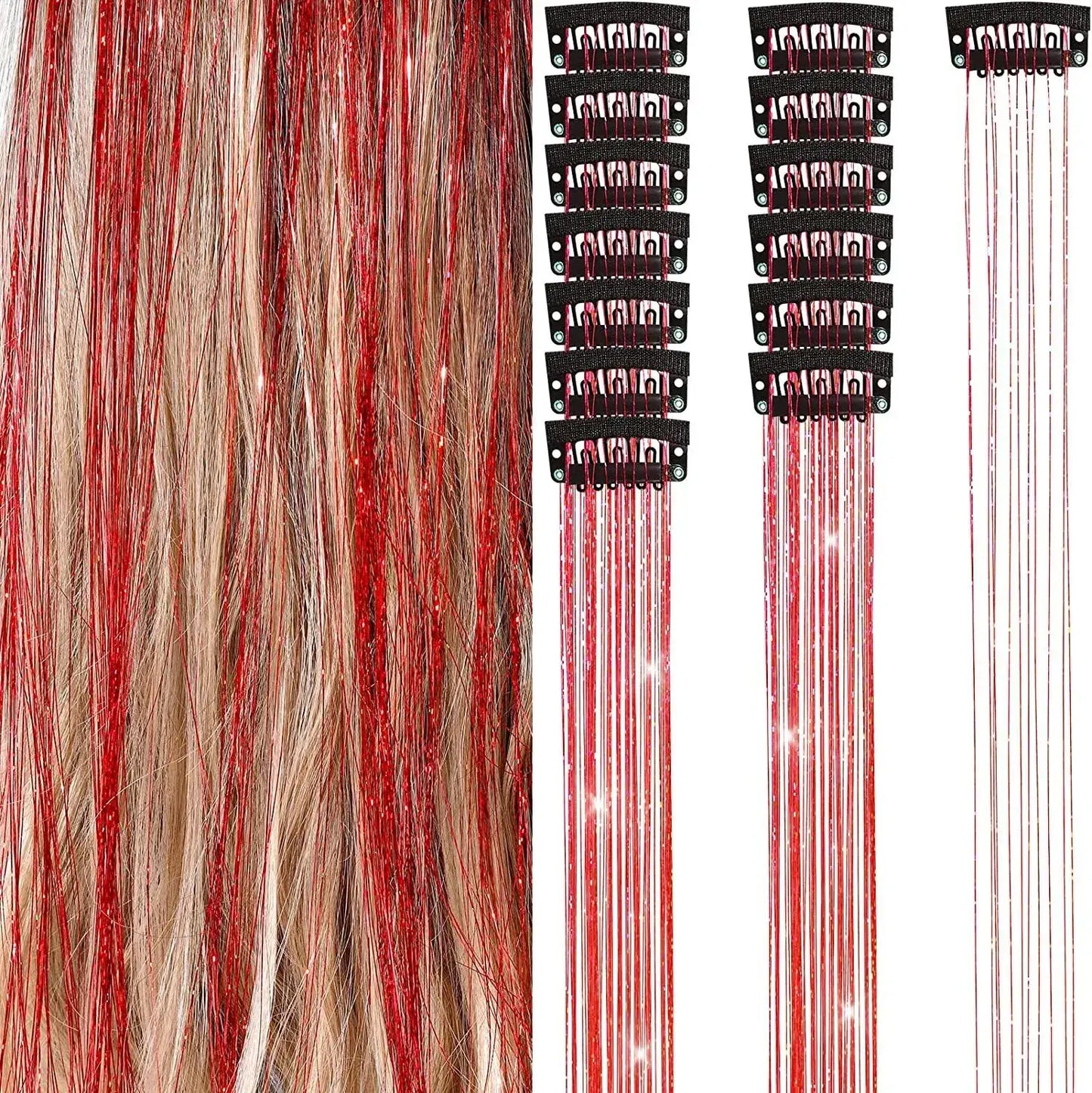 red hair tinsel