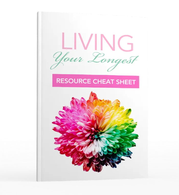 resource cheat sheet for healthy lifestyle