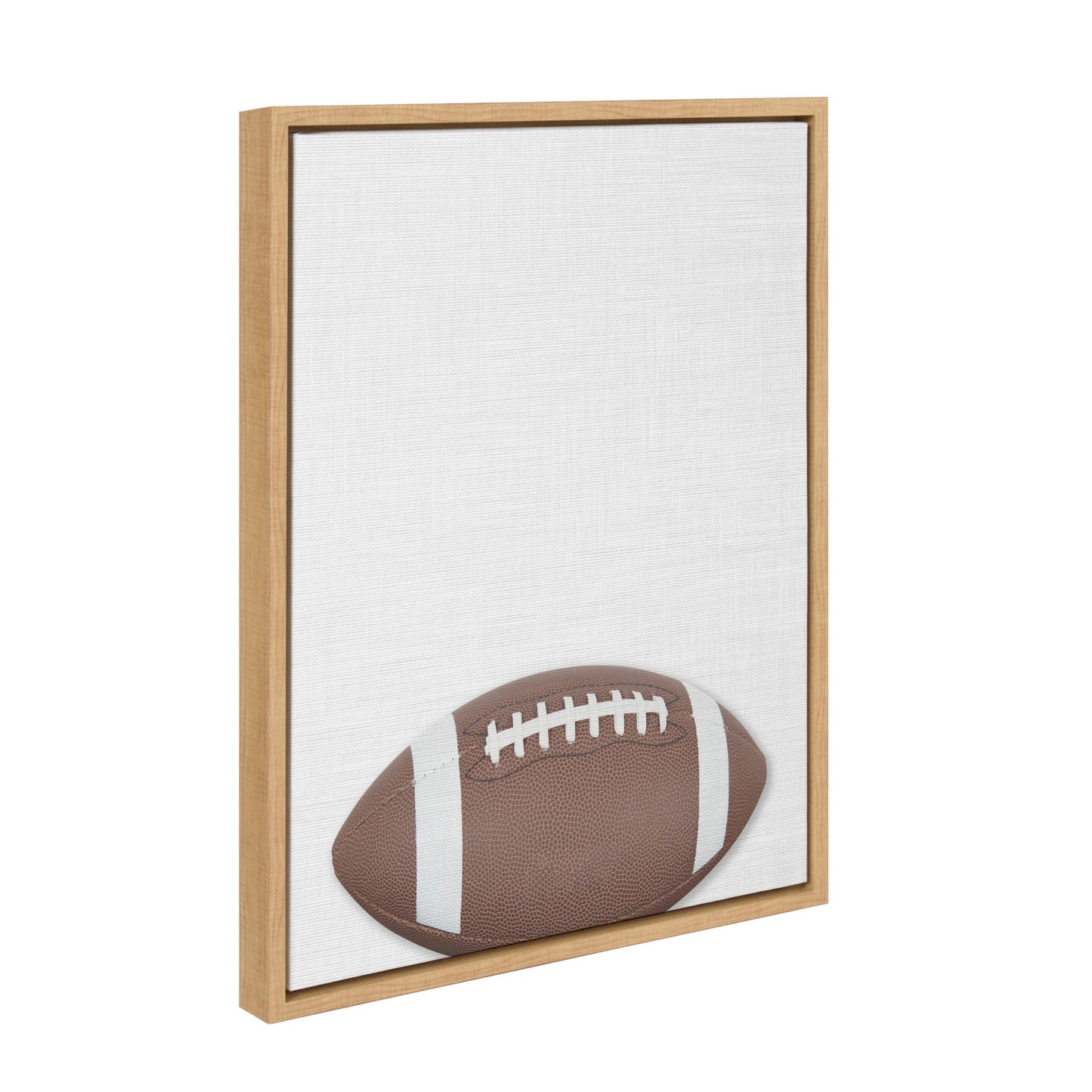 Color Football Framed Canvas Wall Art