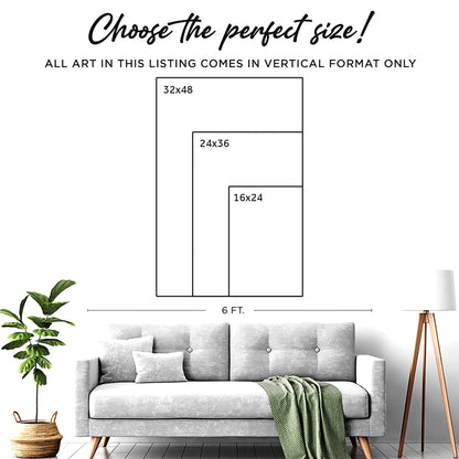 Beachfront Painting Coastal Canvas Wall Art