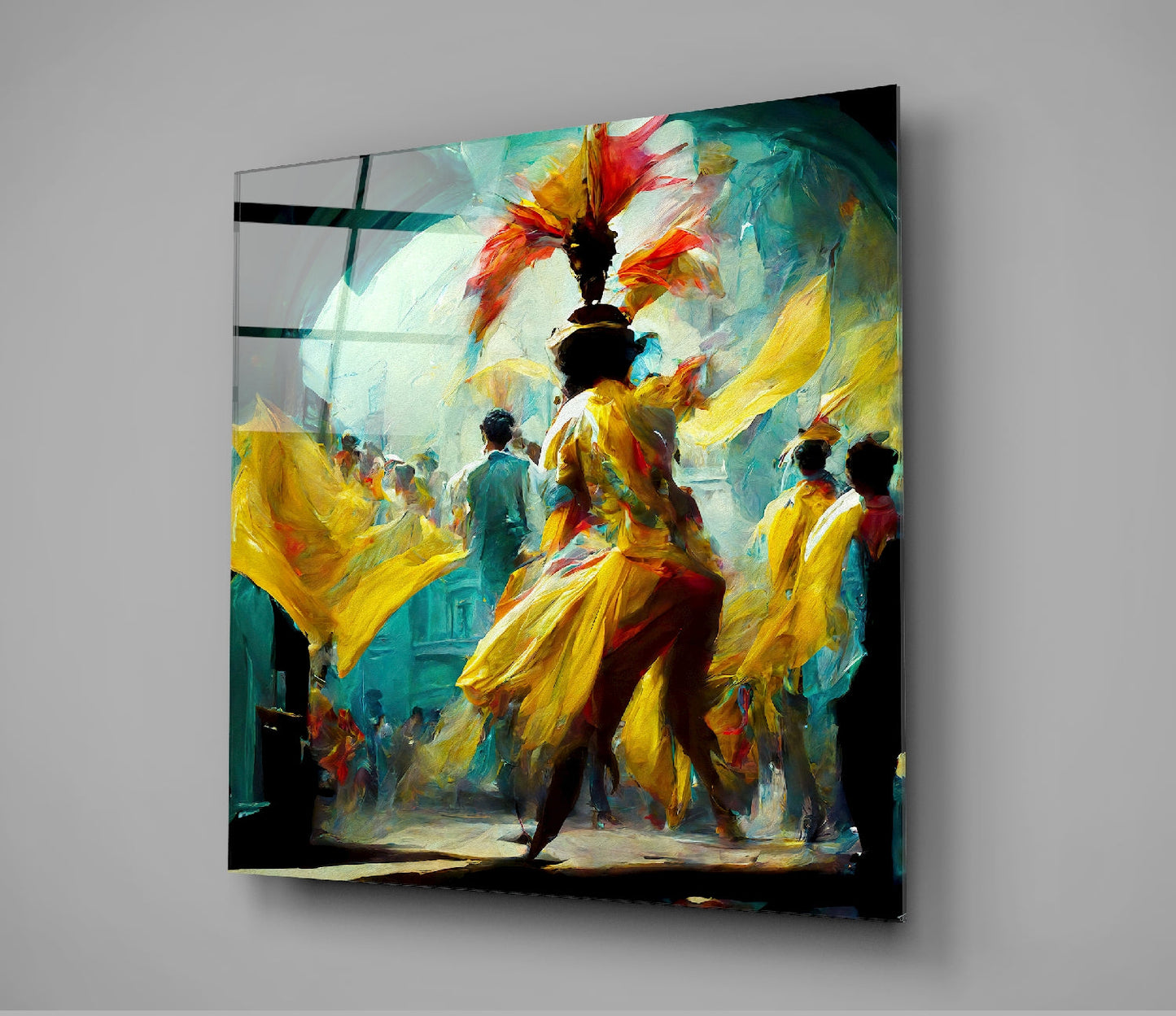 Festival Glass Wall Art