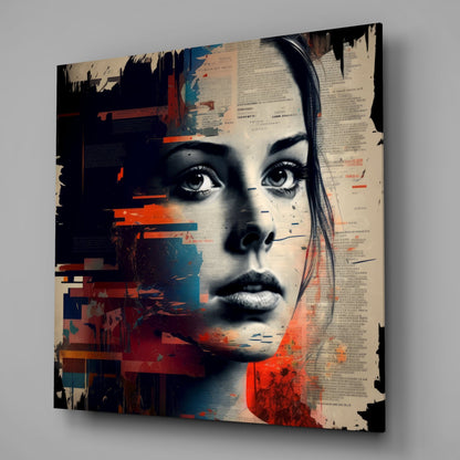 Women Glass Wall Art