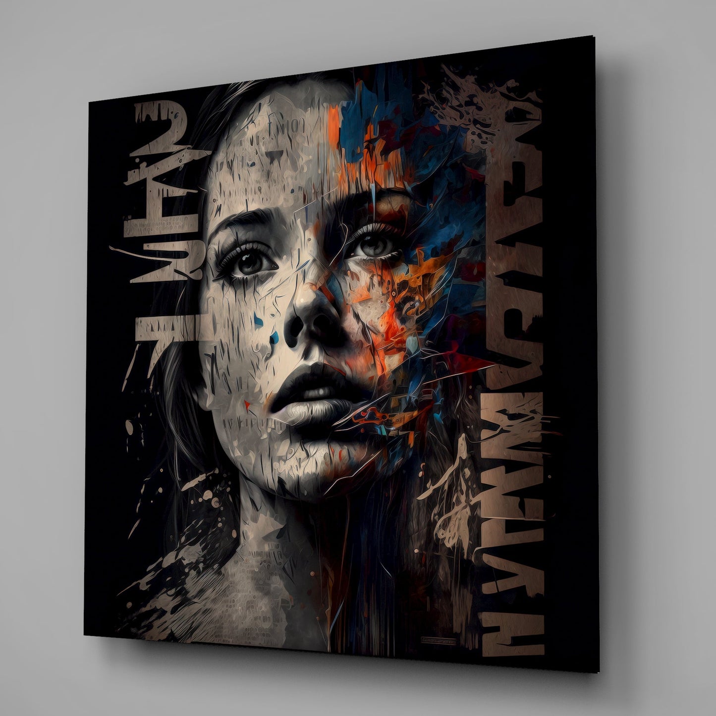 Women Glass Wall Art