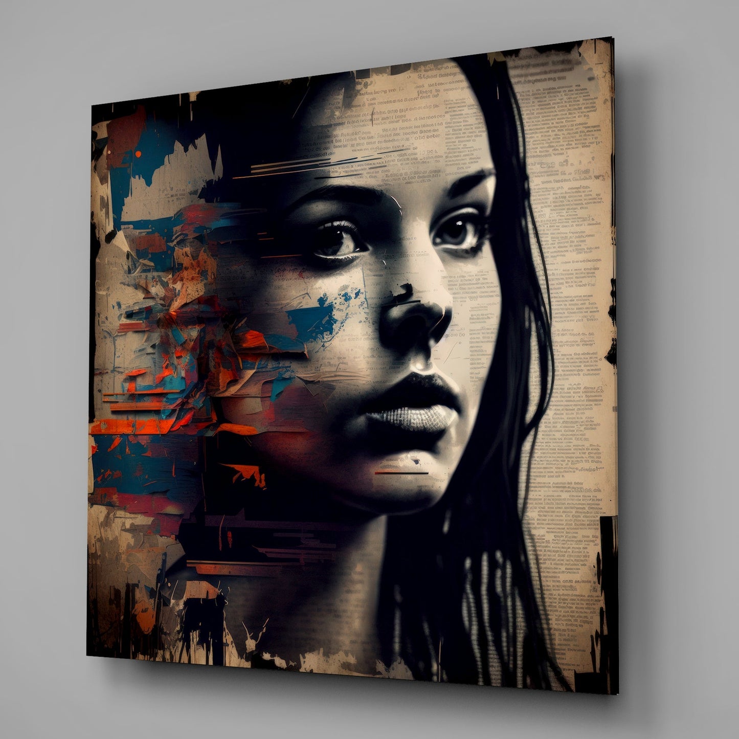 Women Glass Wall Art