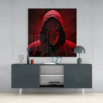 Faceless Glass Wall Art