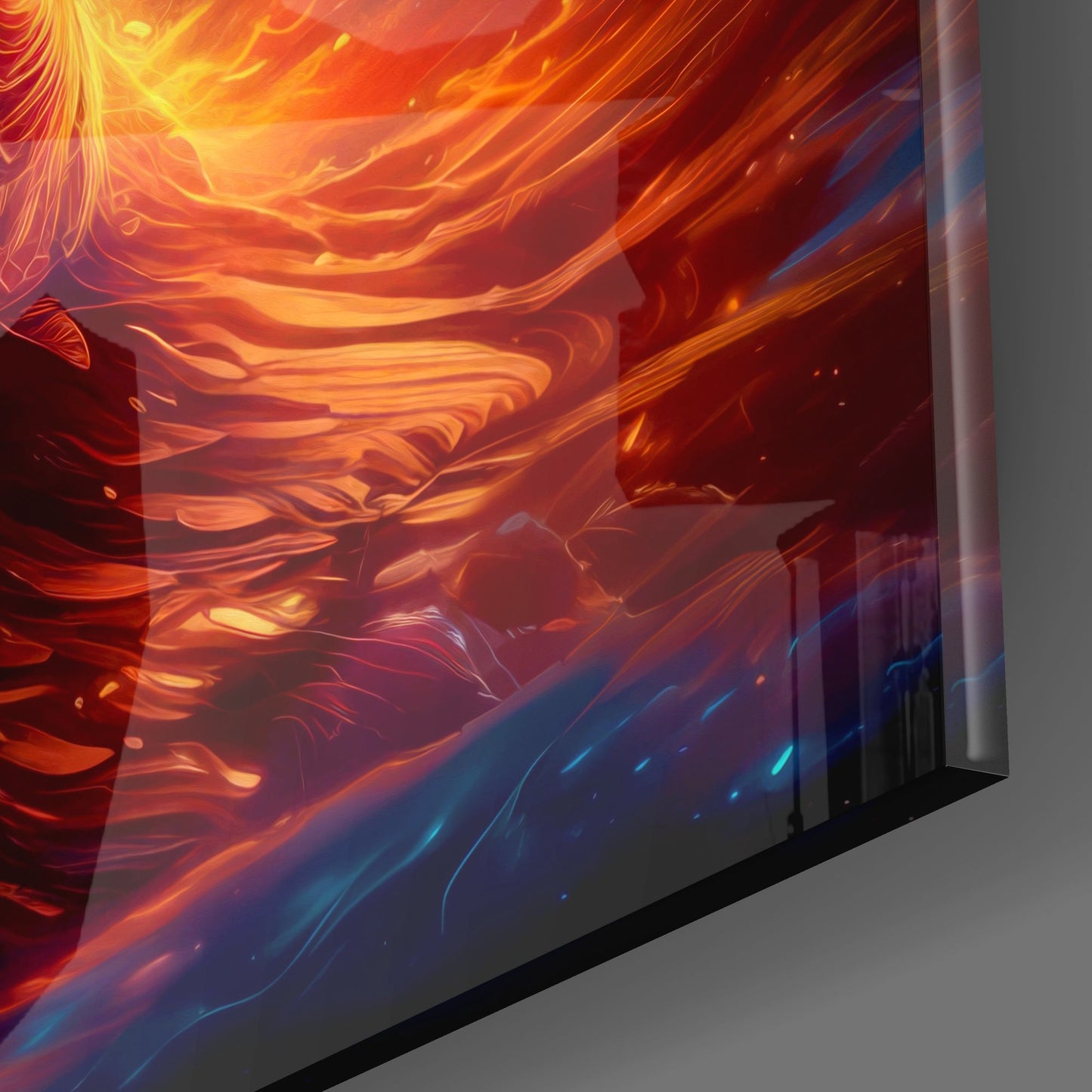 Phoenix Glass Wall Art