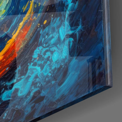 Sophisticated Yin and Yang Glass Wall Art
