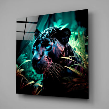 Panther Glass Wall Art