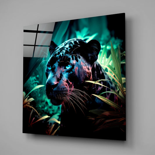 Panther Glass Wall Art