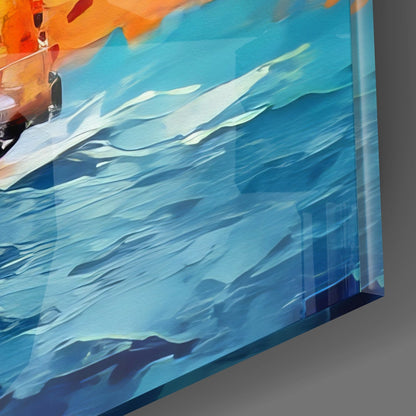Maiden's Tower Glass Wall Art