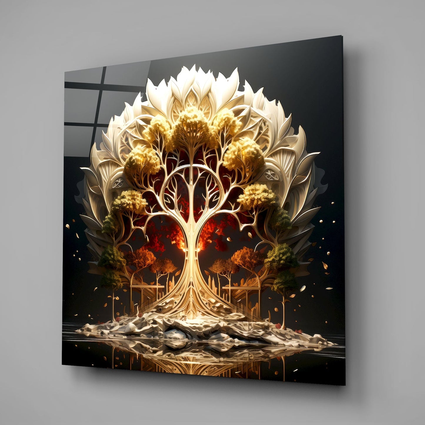 Tree of Life Glass Wall Art