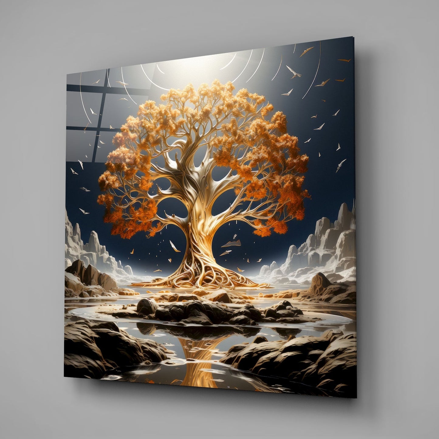 Tree of Life Glass Wall Art