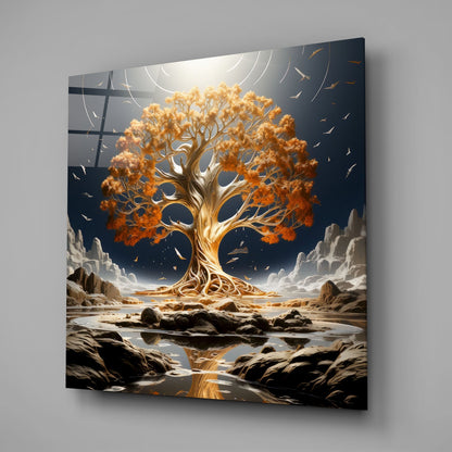 Tree of Life Glass Wall Art