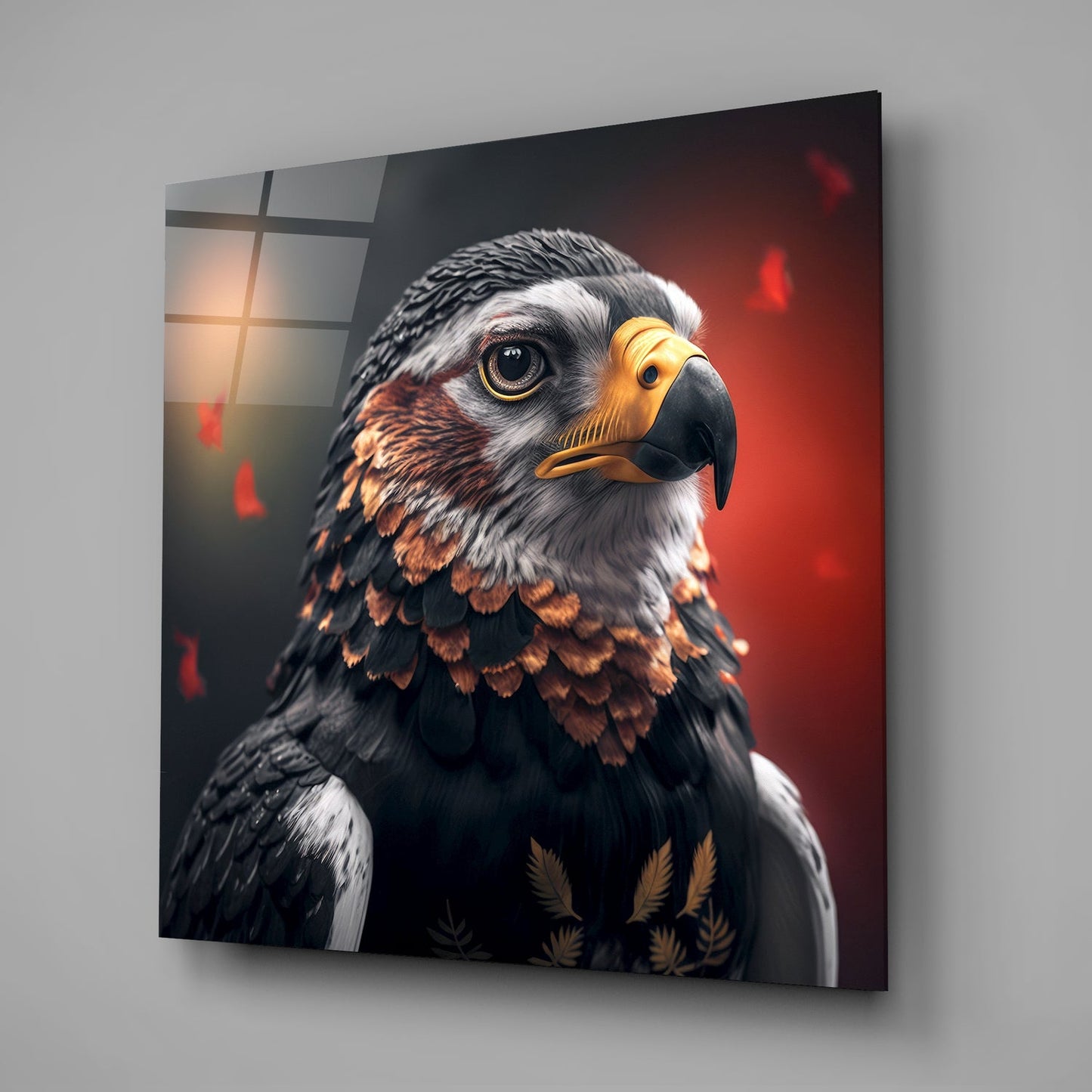 Eagle Glass Wall Art