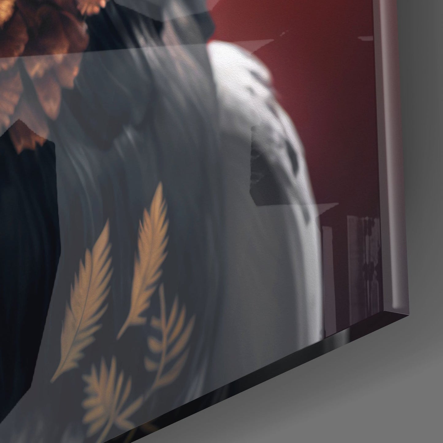 Eagle Glass Wall Art
