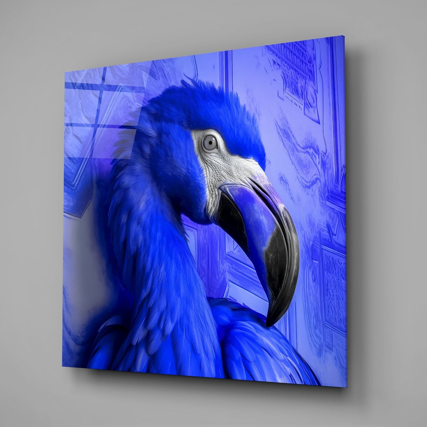 Flamingo Glass Wall Art
