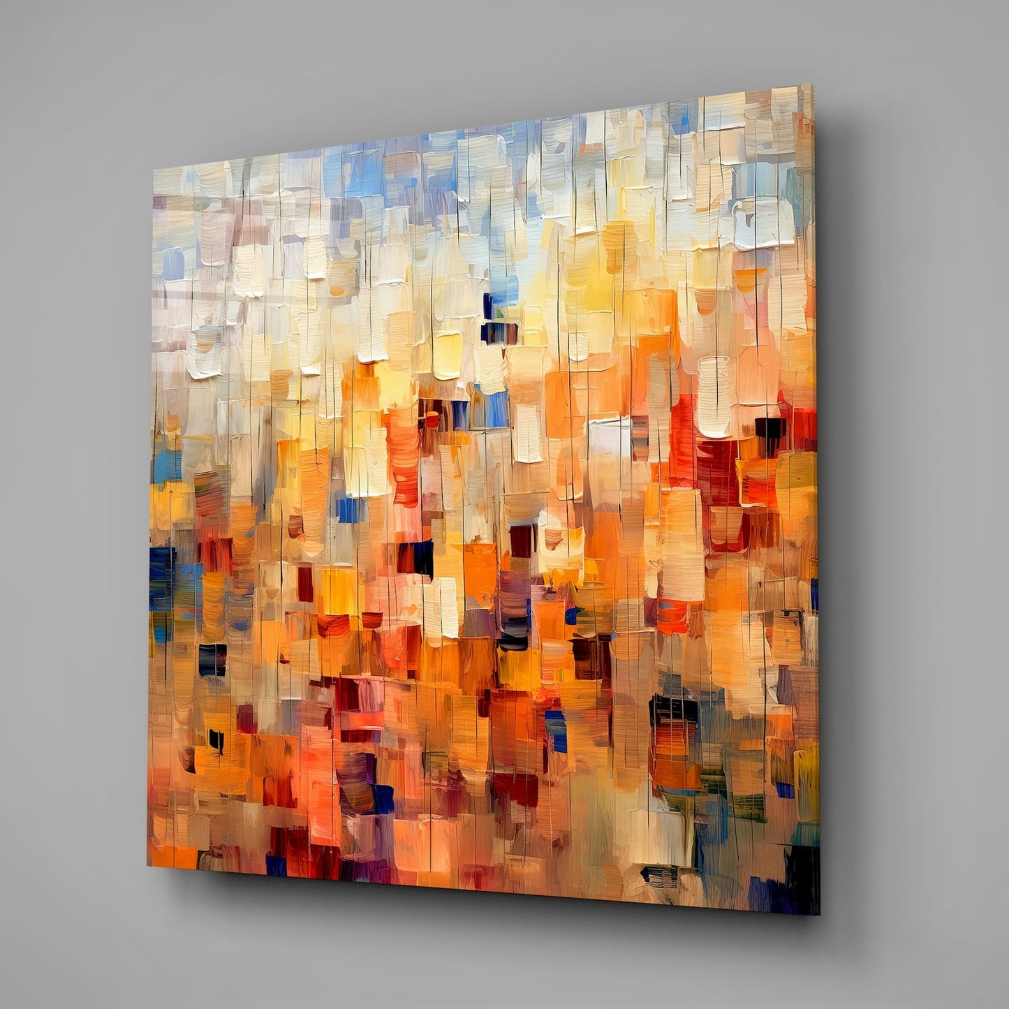 Homes Glass Wall Art