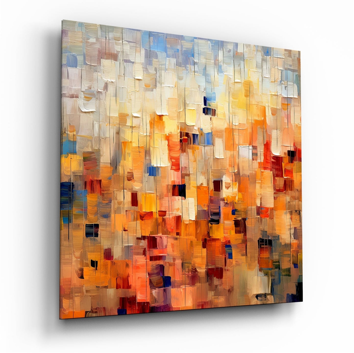 Homes architectural glass wall art