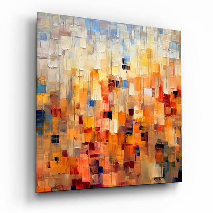 Homes architectural glass wall art