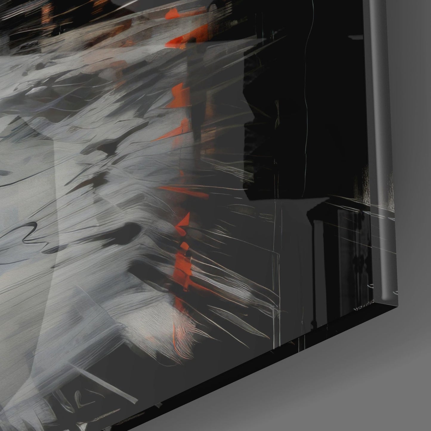 Alone Glass Wall Art