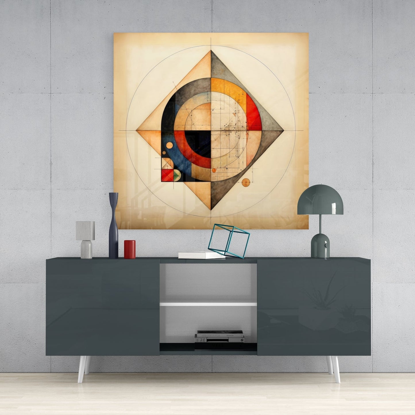 Shapes Glass Wall Art