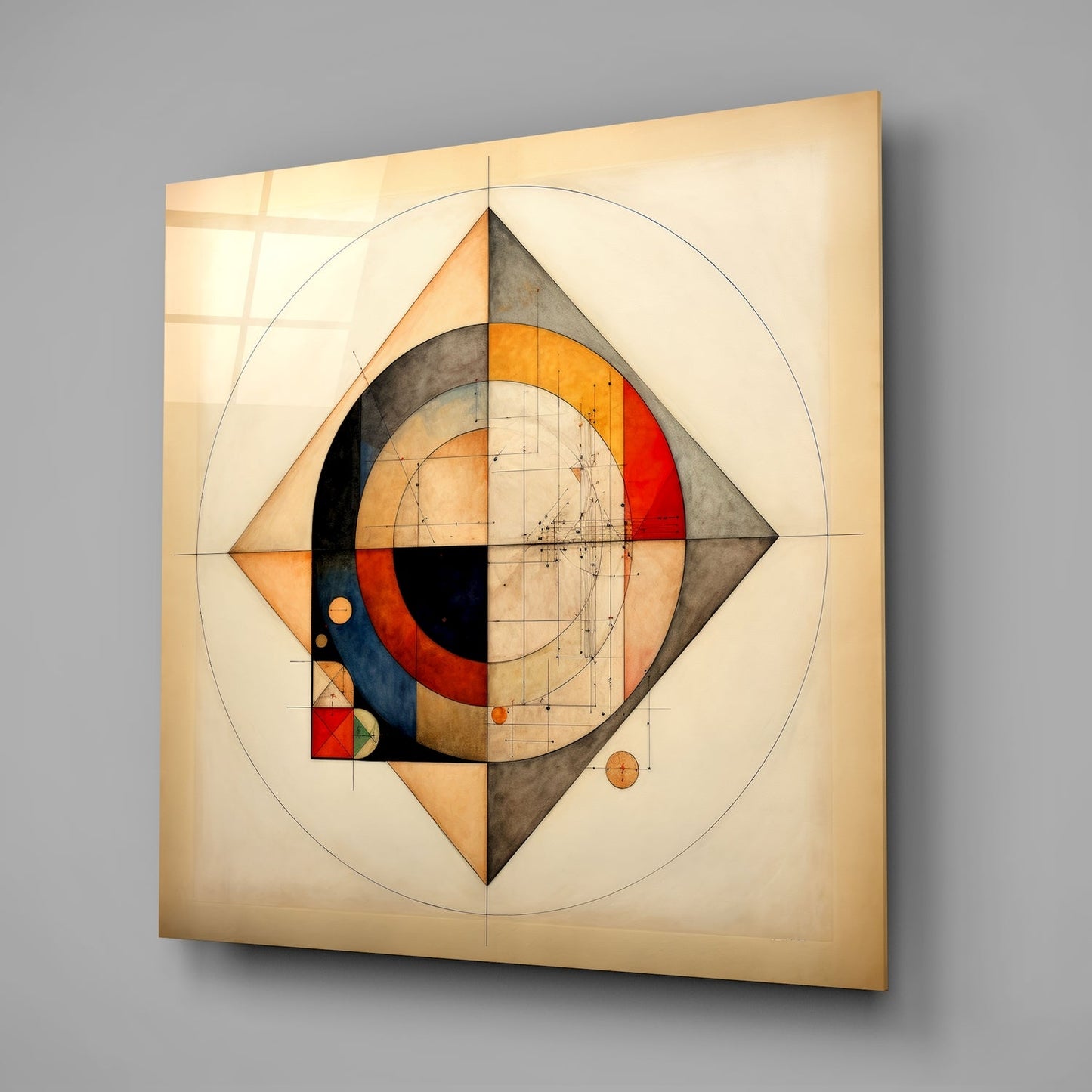 Shapes Glass Wall Art
