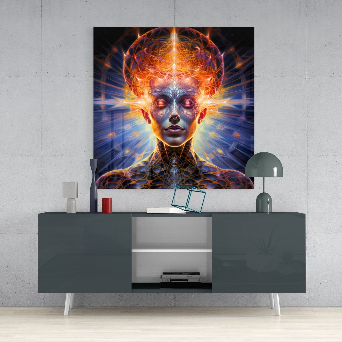 Beautiful Mind Glass Wall Art