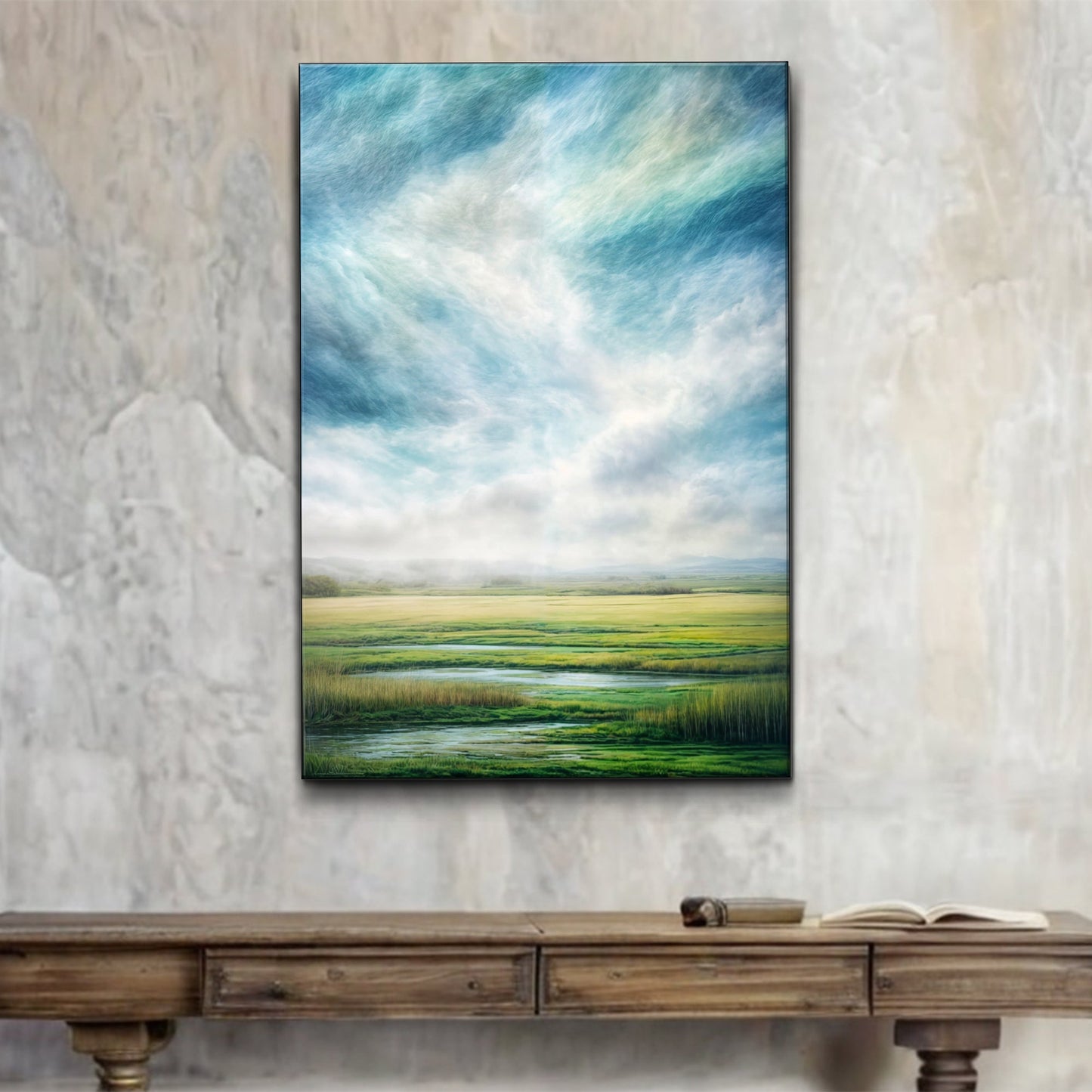 Skyview Nature Landscape Canvas Wall Art